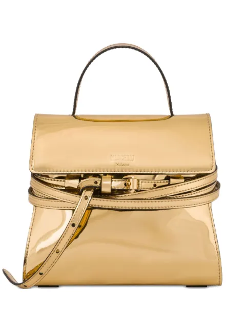Moschino Moschino Tie Me small hand bag Gold MC4005PP1OOG1