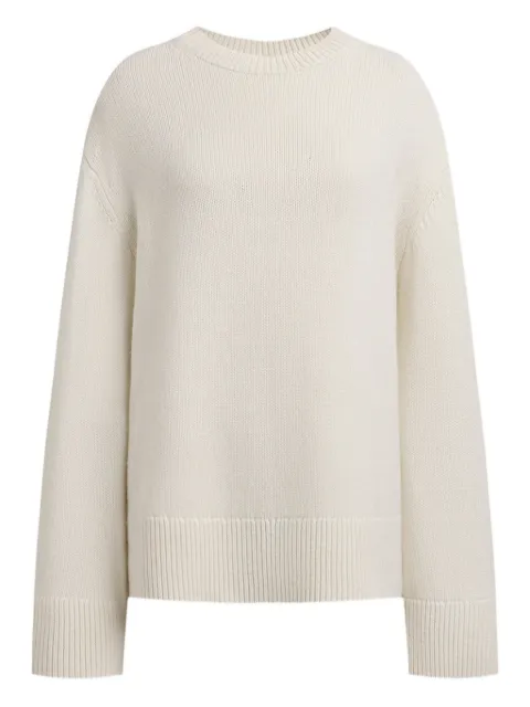 12 STOREEZ merino crew-neck sweater Neutrals 127531