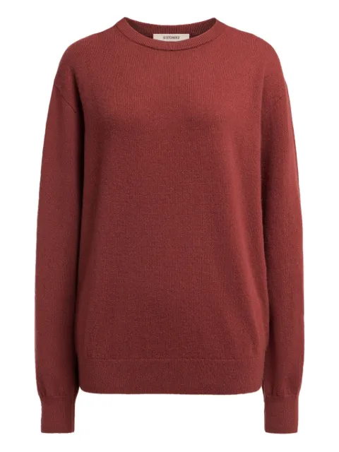 12 STOREEZ crew-neck cashmere sweater Red 127554
