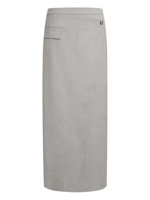 12 STOREEZ asymmetric midi skirt Grey 129995