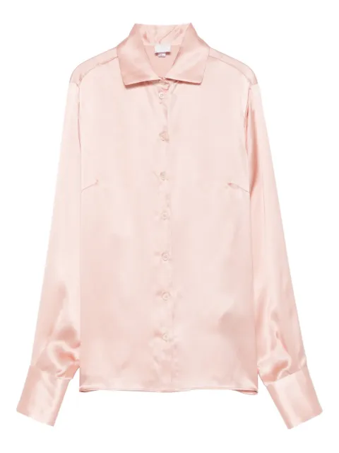 Eleventy buttoned long-sleeves shirt Pink L80CAMK03