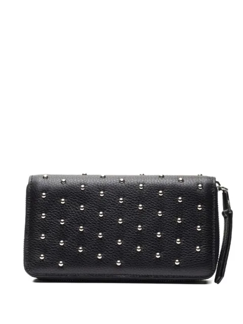 Poche Paris studded zip wallet Black ACW0320974818