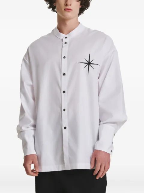 IRINA VOINEA embroidered shirt White IVYAK23
