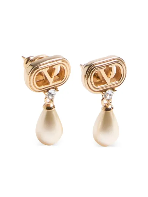 Valentino Garavani Ovalette drop earrings Gold WJ0BG8QVS