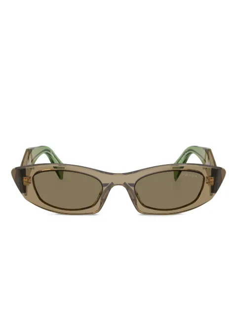 Prada Eyewear geometric-frame sunglasses Brown PRB16S29E90F