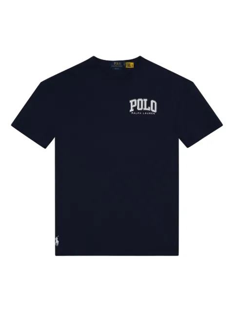 Polo Ralph Lauren logo-print cotton T-shirt Blue 710952037001