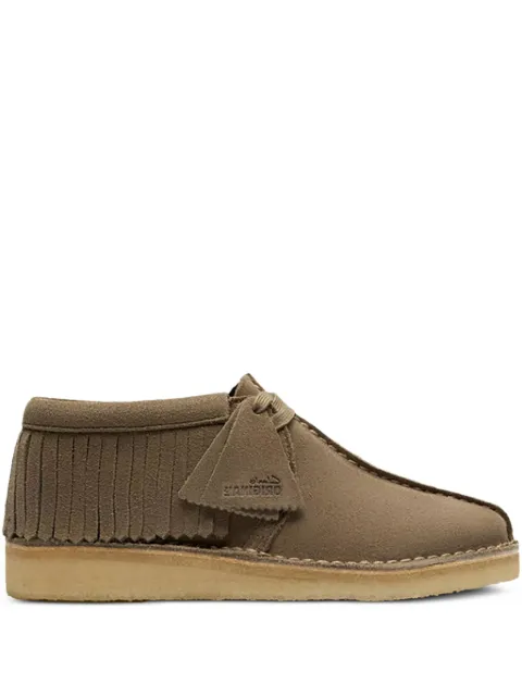 Clarks Originals Trek fringed derby shoes Grey 26182843