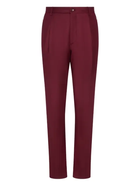 ETRO button pleated trousers Red MREA002999TU2K0