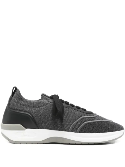 Brioni panelled lace-up sneakers Grey QHM20LOD909