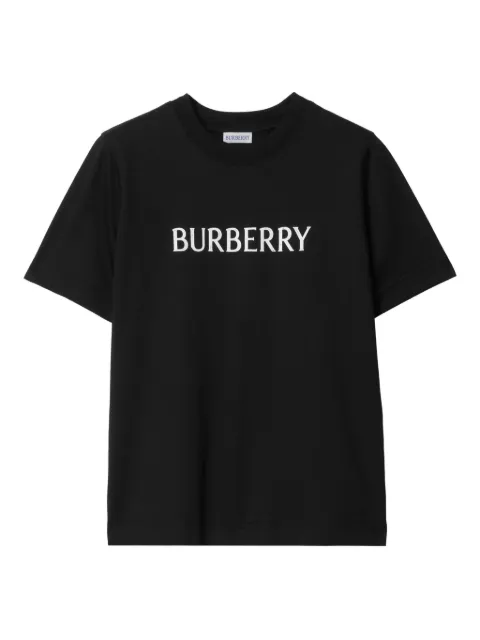 Burberry logo cotton T-shirt Black 8118977