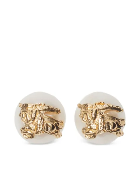 Burberry Knight pearl stud earrings White 8100980