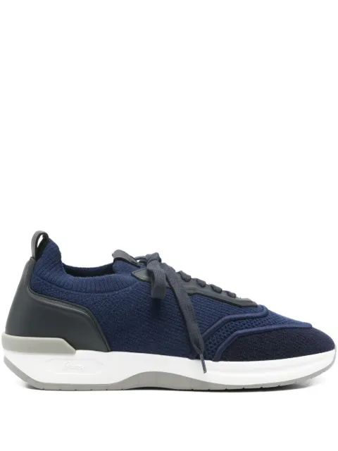 Brioni lace-up panelled sneakers Blue QHM20LOD9094000