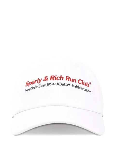 Sporty & Rich Run Club cap White AC07964172WH011