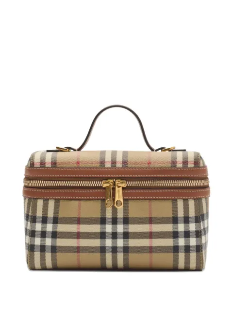 Burberry Check vanity bag​ Neutrals 8120525