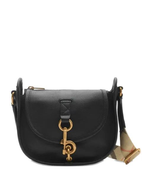 Burberry mini B Clip messenger bag Black 8120693