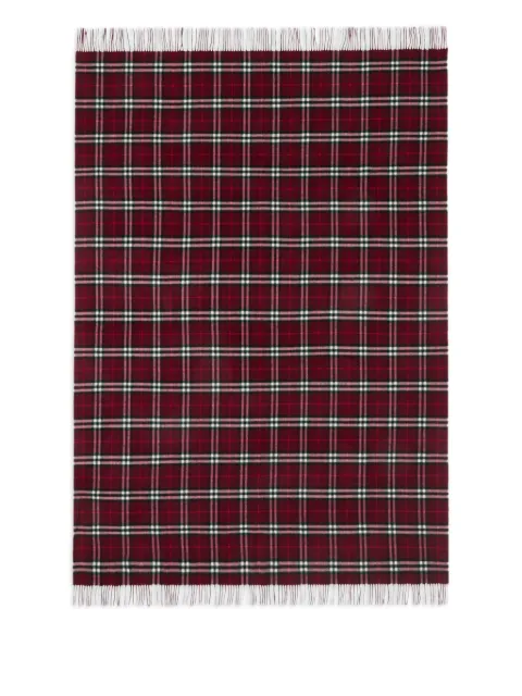 Burberry Check cashmere blanket Red 8120401