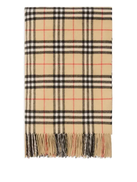 Burberry Check cashmere blanket Neutrals 8119480