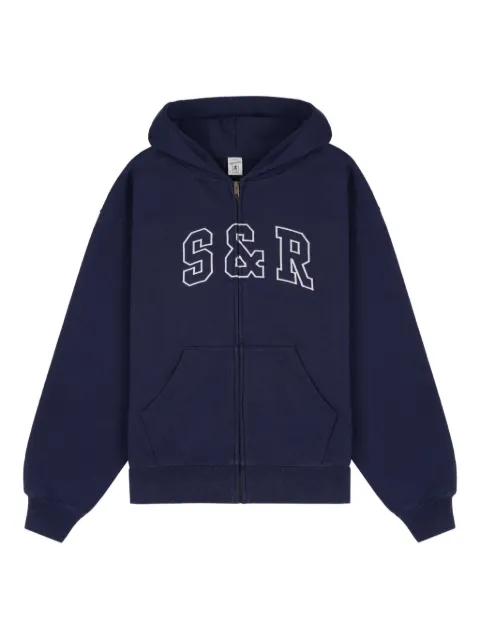 Sporty & Rich zip hoodie Blue ST08864082BL106