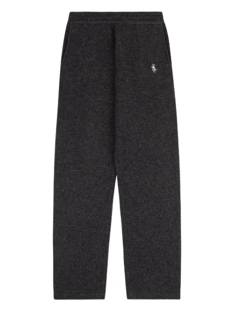 Sporty & Rich embroidered trousers Grey PA02764302