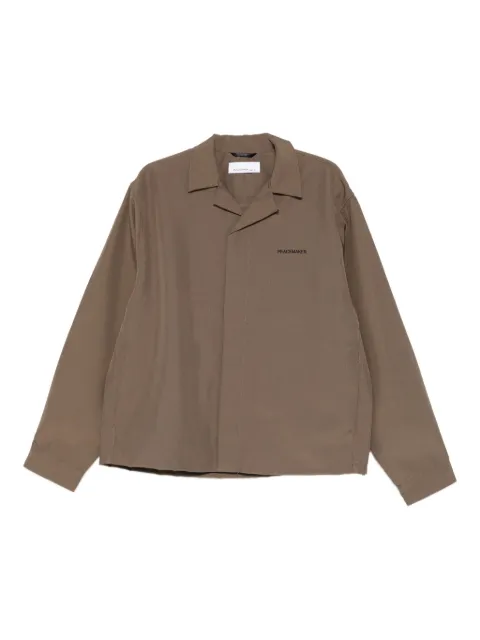 OAMC Peacemaker embroidery-logo shirt jacket Green PCM2OS03CPL001