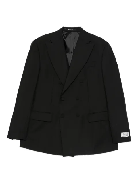 LC23 double-breasted wool blazer Black B405FW25