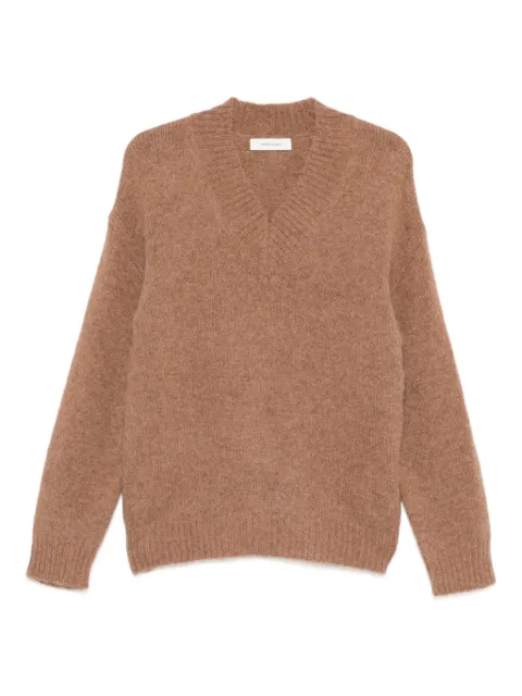 ENTIRE STUDIOS Deco V-neck sweater Brown ESWW2510066RY