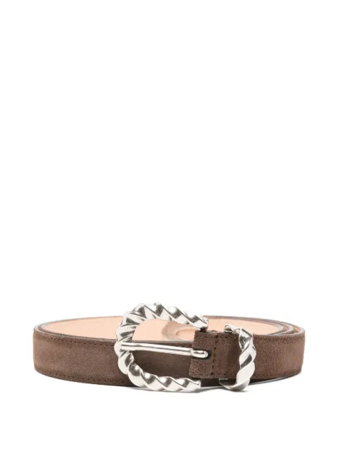 Paura Cris twisted buckle belt Brown 14DP40500000725