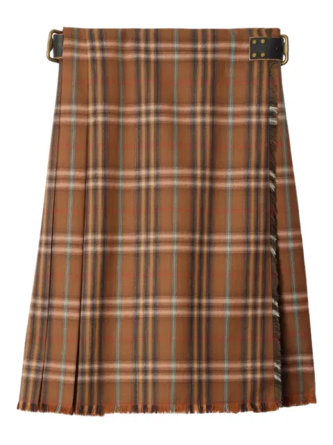 Burberry Check wool kilt Brown 8113987