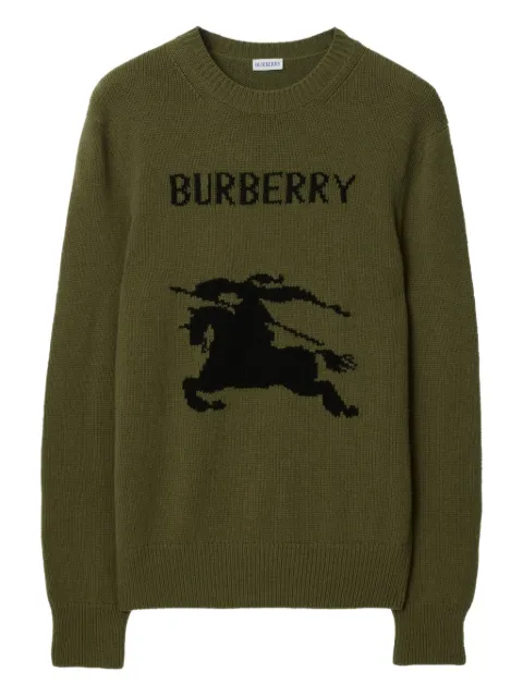 Burberry EKD wWool cashmere sweater Green 8118483