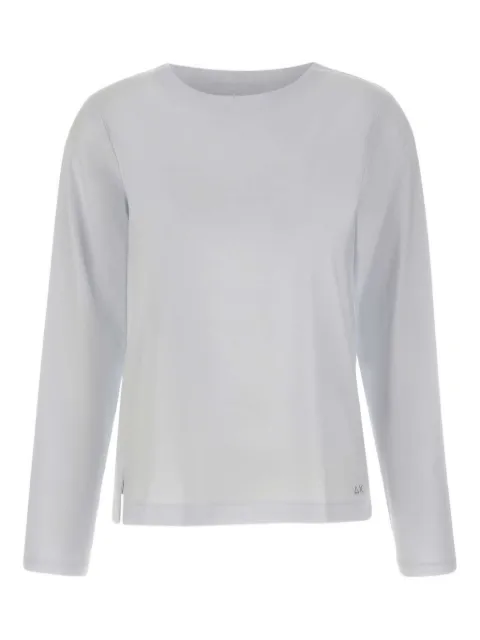 Sun68 rear-zip long-sleeves T-shirt White T4520601
