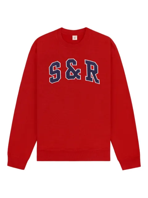 Sporty & Rich appliqué sweatshirt Red ST07164082RE15