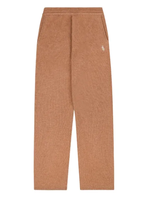 Sporty & Rich Embroidered Trousers Neutrals PA02764302