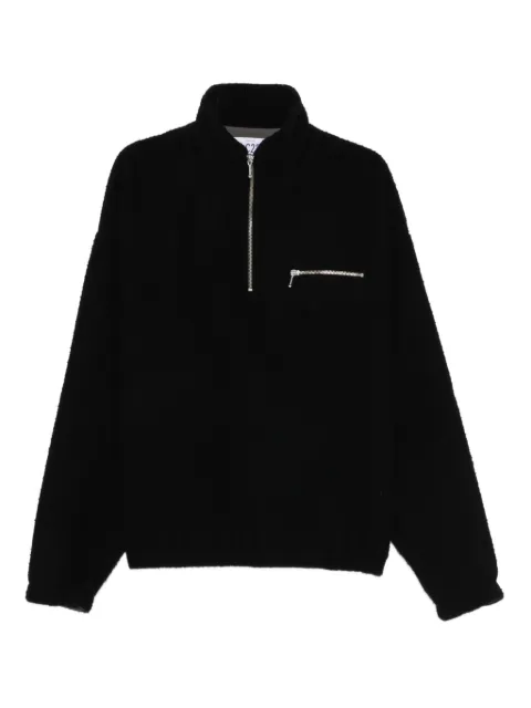 LC23 zip-fastening sweatshirt Black J715FW25