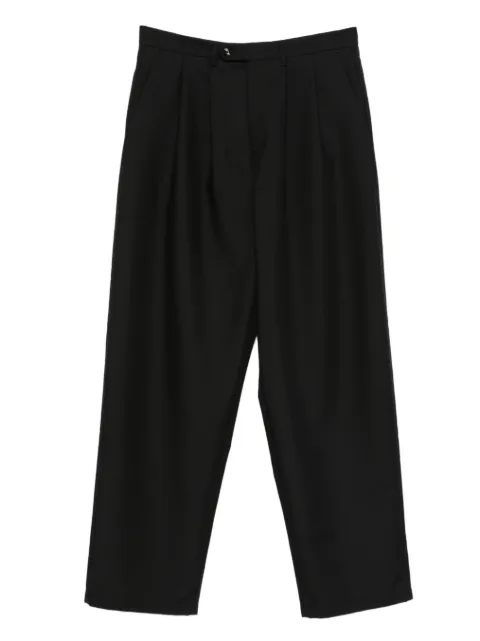 LC23 pleated wool trousers Black P505FW25
