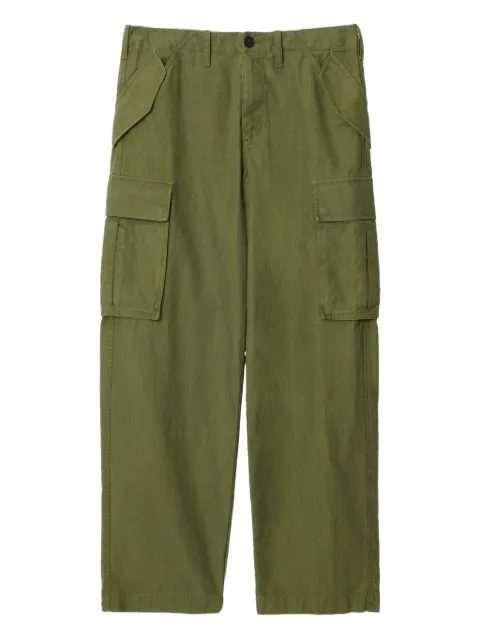 Burberry cotton cargo trousers Green 8116438