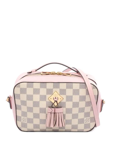 Louis Vuitton Pre-Owned 2019 Saintonge Damier Azur shoulder bag Pink 1021954CA0129