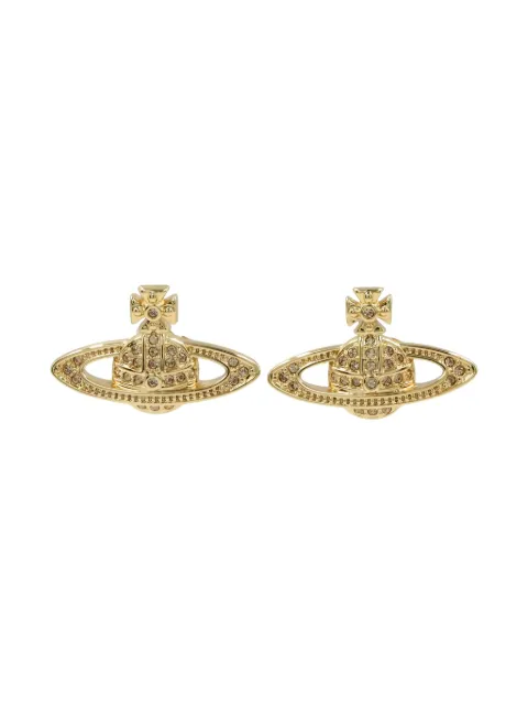 Vivienne Westwood Pre-Owned 2020s orb stud earrings Gold 1022471