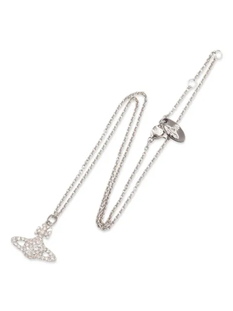 Vivienne Westwood Pre-Owned 2020s Grace Bas Relief necklace Silver 1022462