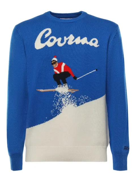 MC2 Saint Barth intarsia-knit sweater Blue HER0011