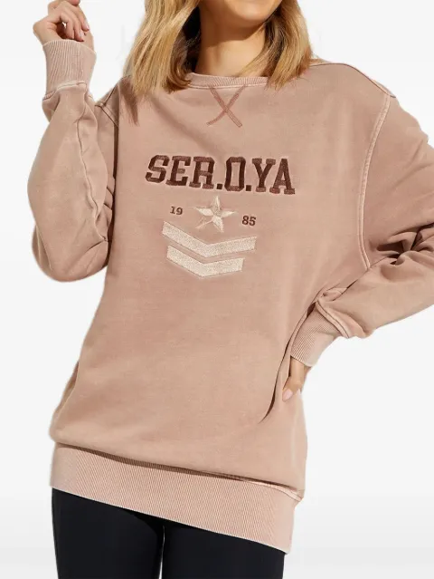 SEROYA Issac crew-neck sweater Neutrals SR034561VINTAGESAND