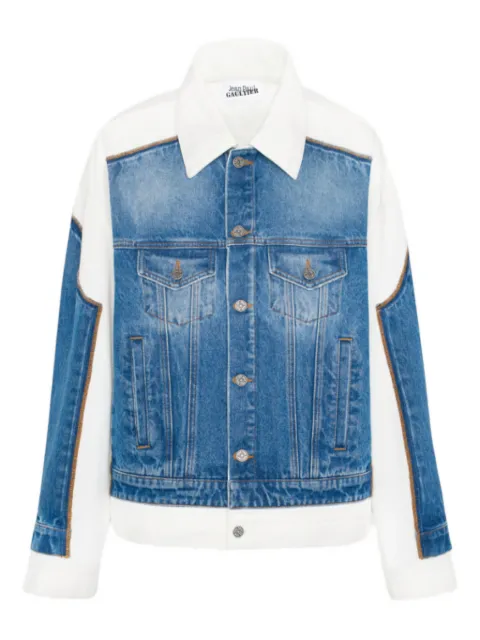 Jean Paul Gaultier button-fastening jacket Blue 2425UVE039ID0135701