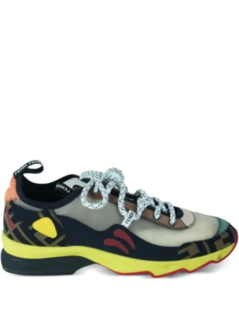 Fendi Pre-Owned Freedom FF Patchwork sneakers White 2053692