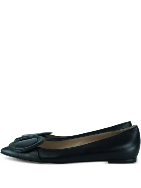 Gianvito Rossi Venezia pointed-toe flats Black 2054786
