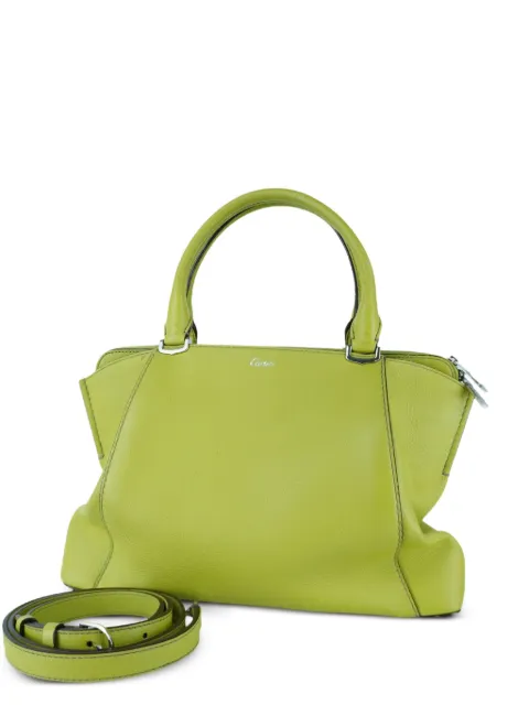 Cartier medium C De Cartier leather tote bag Green 2054777