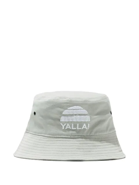 SEROYA Yalla logo-embroidered hat Grey SR013684SAGEYALLALOGO