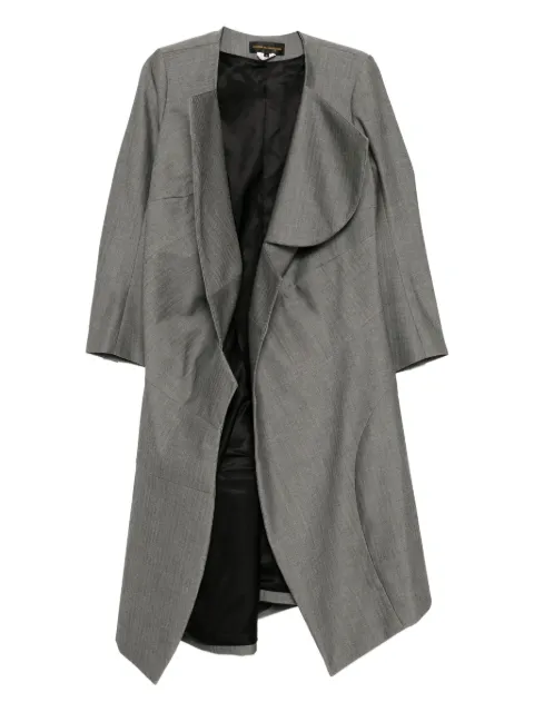 Comme Des Garçons asymmetric wool coat Grey GPC0010513A