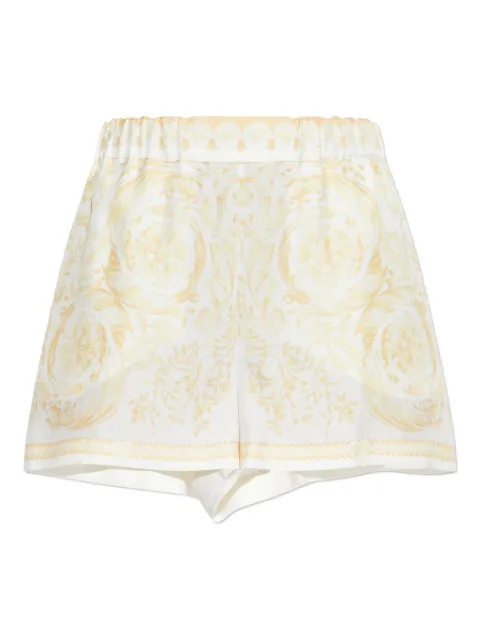 Versace silk shorts White 10204161A17162