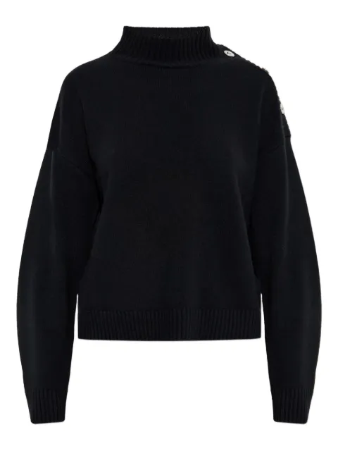 Versace Medusa-button sweater Black 10226671A11287
