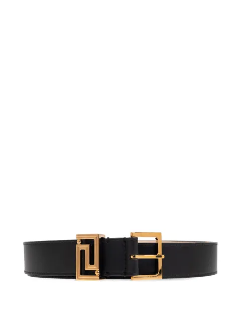 Versace Greca Goddess leather belt Black 1022358DV3T