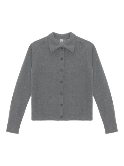 TOTEME raglan-sleeve cardigan Grey 243WRT0347YA0016